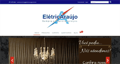 Desktop Screenshot of eletricaraujo.com.br